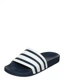 Pantolette ''''Adilette'''' blau / weiß