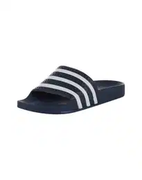 Pantolette ''''Adilette'''' weiß / blau