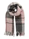 Dorothy Perkins Šal  roza / črna / siva / bela