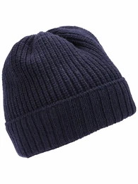 Strickmütze blau