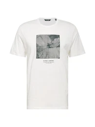 T-Shirt ''''EDISON'''' offwhite / schwarz