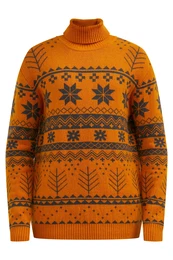 Finn Flare Strickpullover orange