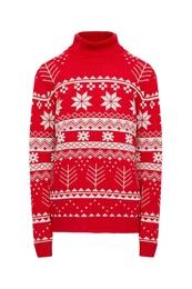 Finn Flare Strickpullover rot