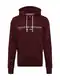 TOMMY HILFIGER Majica  temno rdea / bela / mornarska
