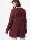 VERO MODA Kardigan ''''RUBERTA''''  tmavě červená