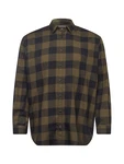 Jack & Jones Plus Hemd JJEGINGHAM grau/dunkelgrn