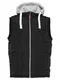 INDICODE JEANS Weste ''''Ealey'''' schwarz / grau