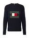 TOMMY HILFIGER Pullover dunkelblau / goldgelb / rot / grün