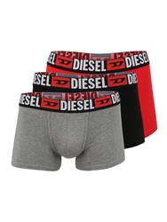 Diesel Herren Slips 3er Pack UMBR-ANDRETHREEPACK Briefs graumeliert/hellrot/schwarz/wei