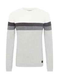 Pullover ''''HANSI'''' weiß / grau / schwarz / dunkelgrau