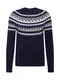 ESPRIT Pullover navy / weiß / grau / schwarz