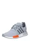 ADIDAS ORIGINALS Sneaker ''''NMD R1'''' graumeliert / dunkelgrau / dunkelorange