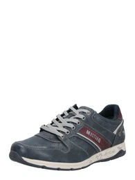 Sneaker kobaltblau / dunkelrot