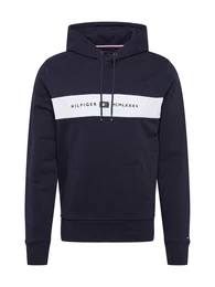 Hoody dunkelblau / weiß