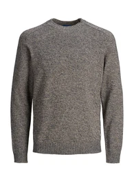 Strickpullover graumeliert