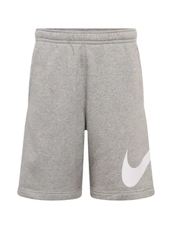 Nike Sportswear Shorts 'Club' grau/weiß