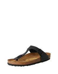 BIRKENSTOCK Zehentrenner 'Gizeh' schwarz