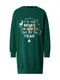 Zwillingsherz Sweater majica ''''Christmas''''  kraljevski zelena / zlatna / bijela