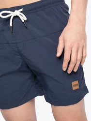 Urban Classics Block Swim Shorts navy