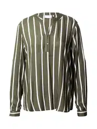 Halenka 'Stridy' khaki / bílá