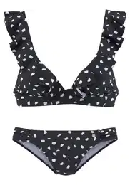 Bikiny černá / bílá