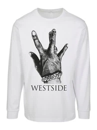 Shirt ''''Westside Connection'''' weiß / schwarz