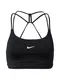 NIKE Sportovní podprsenka ''''Indy''''  černá / bílá