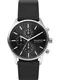SKAGEN Uhr schwarz / silber