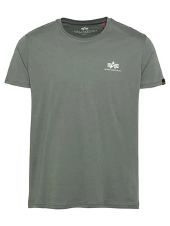 ALPHA INDUSTRIES T-Shirt gelb/khaki/schwarz/weiß ALPHA INDUSTRIES T-Shirt gelb/khaki/schwarz/weiß