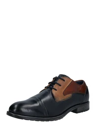 Halbschuh ''''Lotus'''' cognac / nachtblau / braun