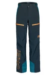 OAKLEY Outdoorhose/Sporthose dunkelblau/petrol/orange