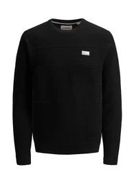 JACK & JONES Strickpullover ''''Bruce'''' schwarz