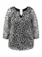 Dorothy Perkins Petite Bluza  srebrna / antracit