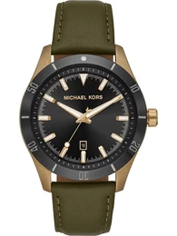 Uhr gold / grn / schwarz
