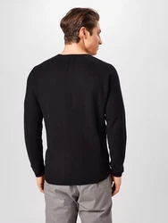 NOWADAYS Pullover Honeycomb schwarz/weiß