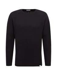 NOWADAYS Pullover Honeycomb schwarz/weiß