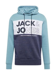 Sweatshirt ''''ARID'''' taubenblau / hellblau / weiß