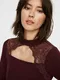 VERO MODA Majica ''''AMELIA''''  temno rdeča