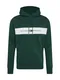 TOMMY HILFIGER Sweatshirt dunkelgrün / weiß