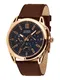 GUESS Uhr ''''VERTEX'''' braun / blau