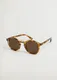 MANGO MAN Sonnerbrille ''''Porter'''' cognac / dunkelgrün