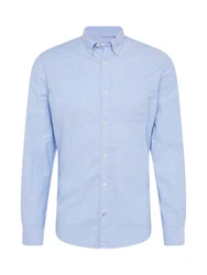 Jack & Jones Langarmhemd OXFORD SHIRT hellblau