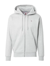 Sweatjacke navy / hellgrau / rot / wei