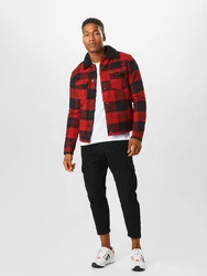 Alpha Industries T-Shirt Rundhalsshirt Backprint T (T-Shirt) rot/schwarz/wei