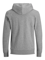 Jack and Jones Herren Kapuzenpullover Zip Sweatjacke graumeliert