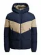 JACK & JONES Blocking Wattierte Jacke blau