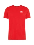 Alpha Industries T-Shirt Rundhalsshirt Backprint T (T-Shirt) rot/weiß