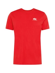 Alpha Industries T-Shirt Rundhalsshirt Backprint T (T-Shirt) rot/weiß