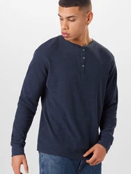 BLEND Shirt 'Noble' navy