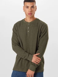 BLEND Shirt 'Noble' oliv
